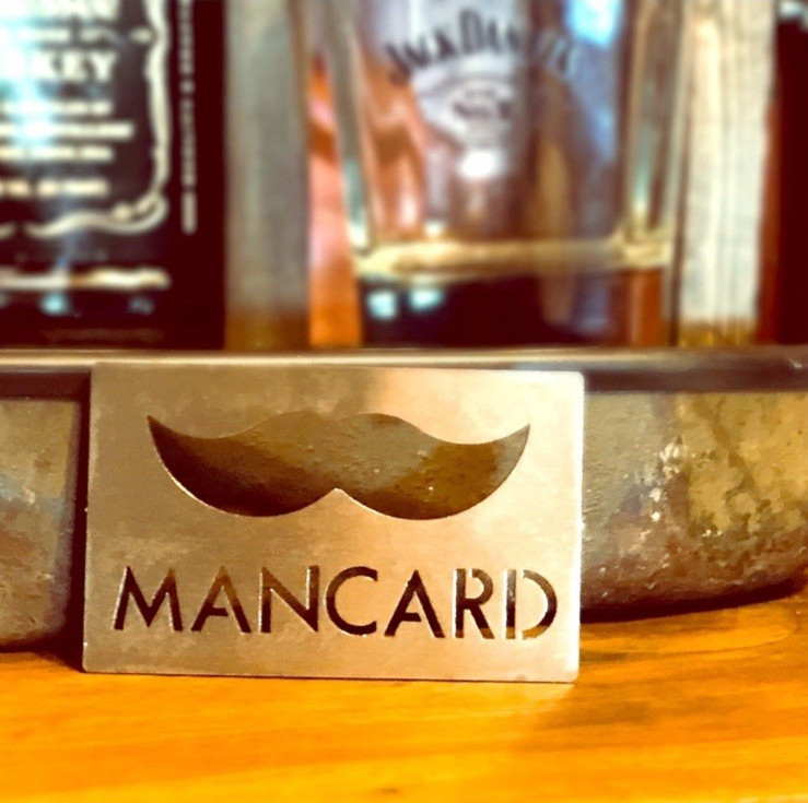 Stainless Steel “Man Card” Bottle Opener – Mustache Design Men’s Gift Under $15