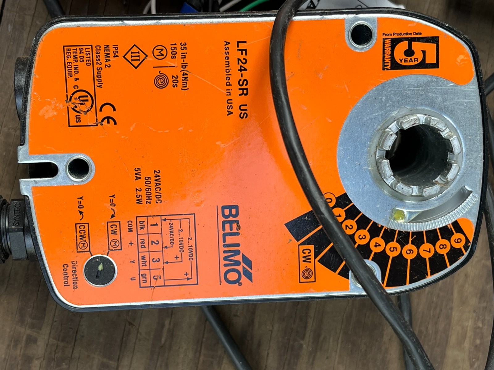 BELIMO LF24-SR US Spring Return Damper Actuator 8 IN THE LOT