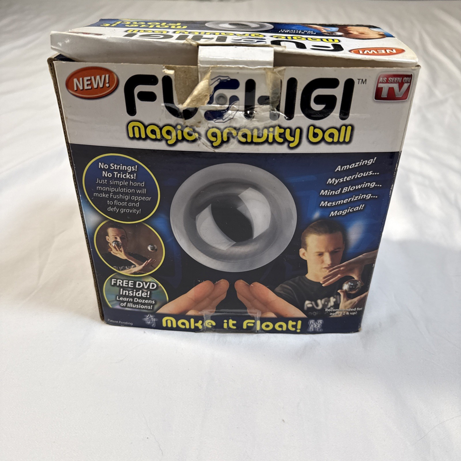 FUSHIGI Magic Gravity Ball Trick Toy With Pouch DVD Boxed Make It Float