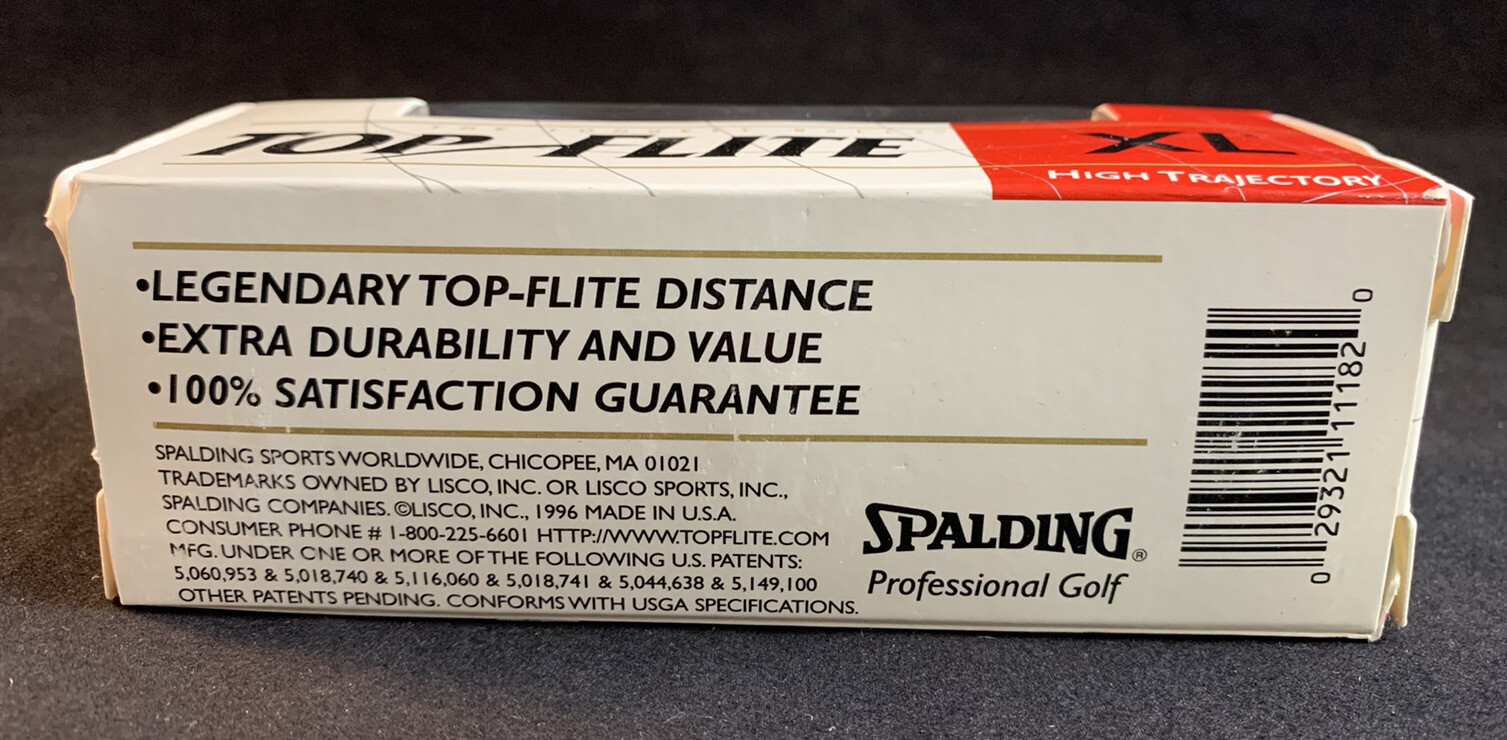 Top Flite XL Extra Long High Trajectory Golf Balls - 3 Pack