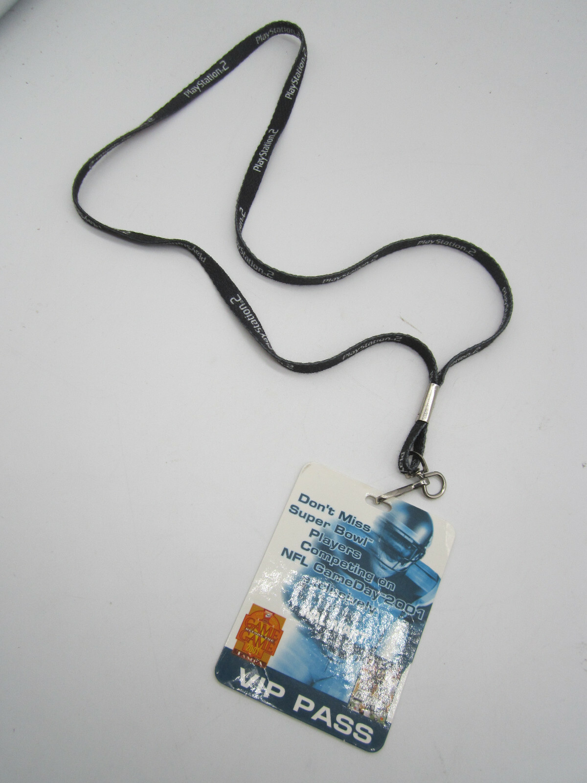 Playstation 2 Lanyard w/ Game Before The Game 2001 VIP Pass