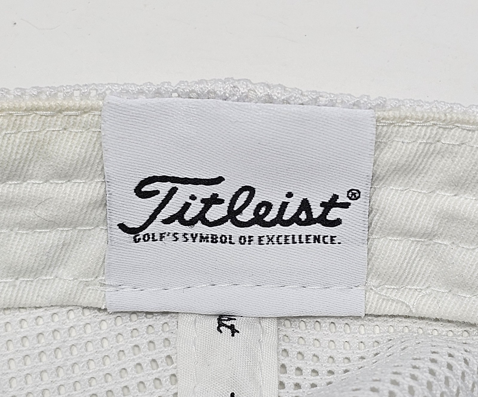 Titleist Branded Ballcap (Black/White) OSFA Pre-owned EX. Condition