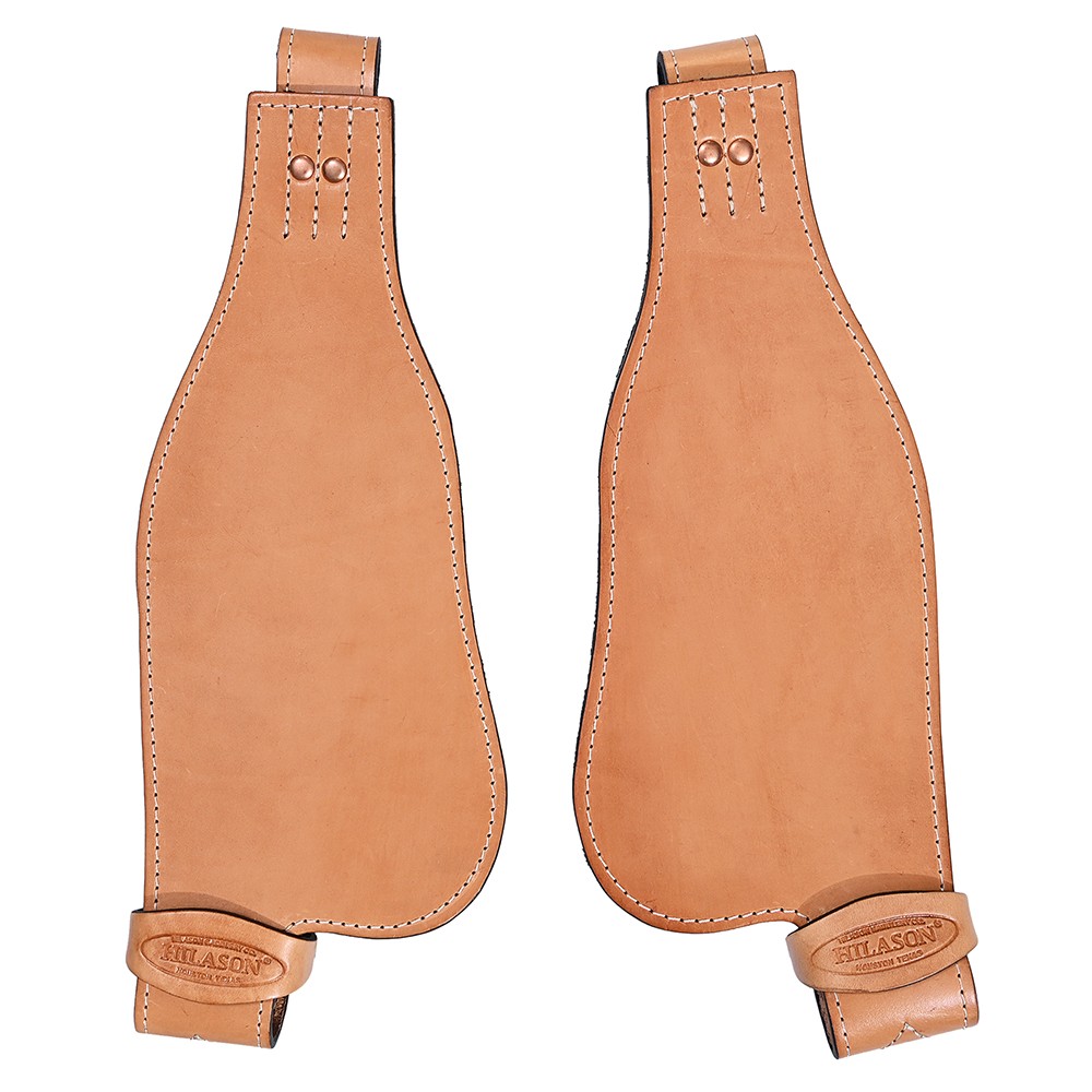 C-N218 Hilason Leather Youth Saddle Replacement Fender Pair With Hobble Straps