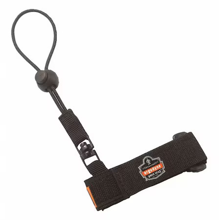 Ergodyne 3115 Tool Lanyard, Black, 7-1/2 In. L, 2 Lb.