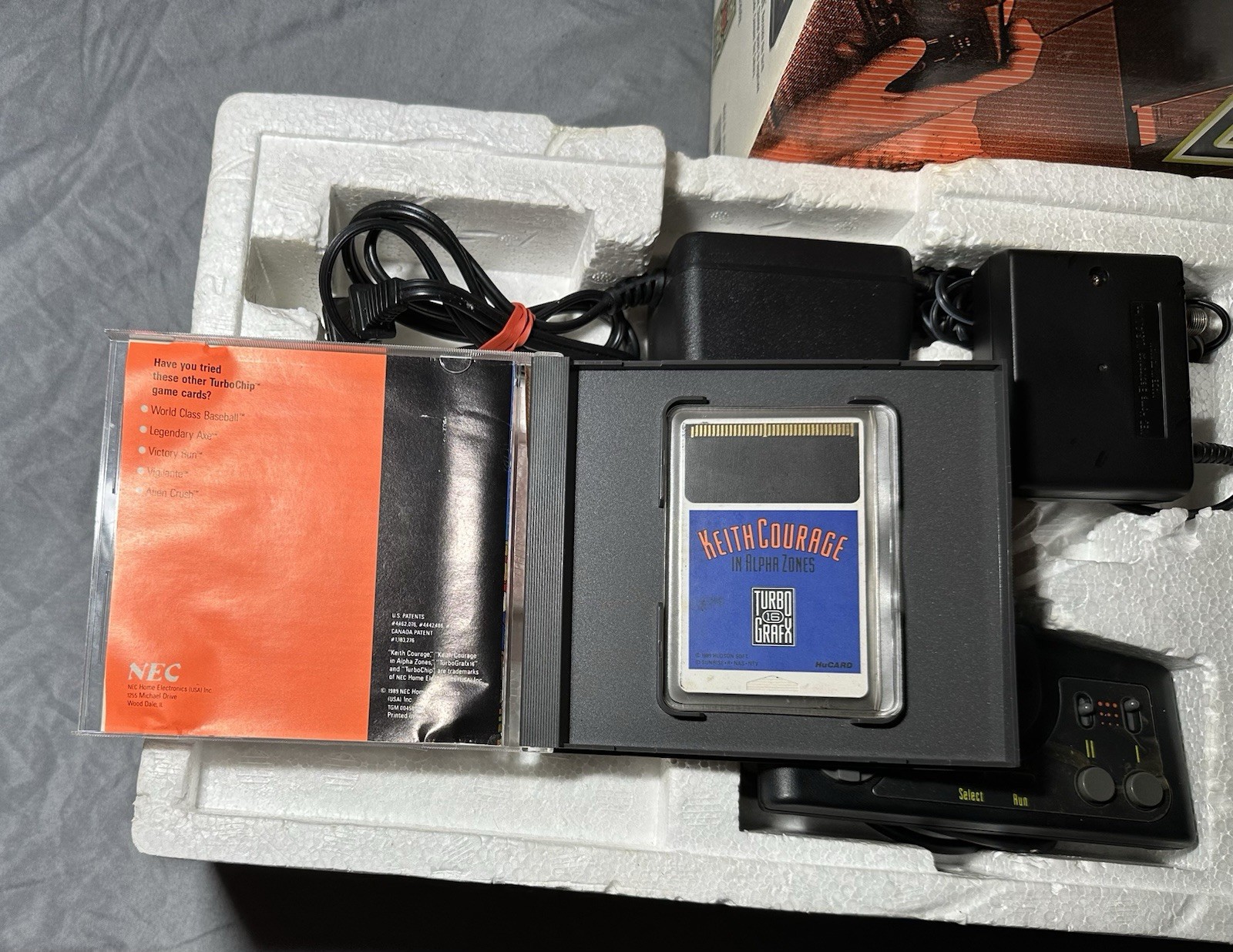 Turbo Grafx 16 Entertainment Supersystem Console NEC