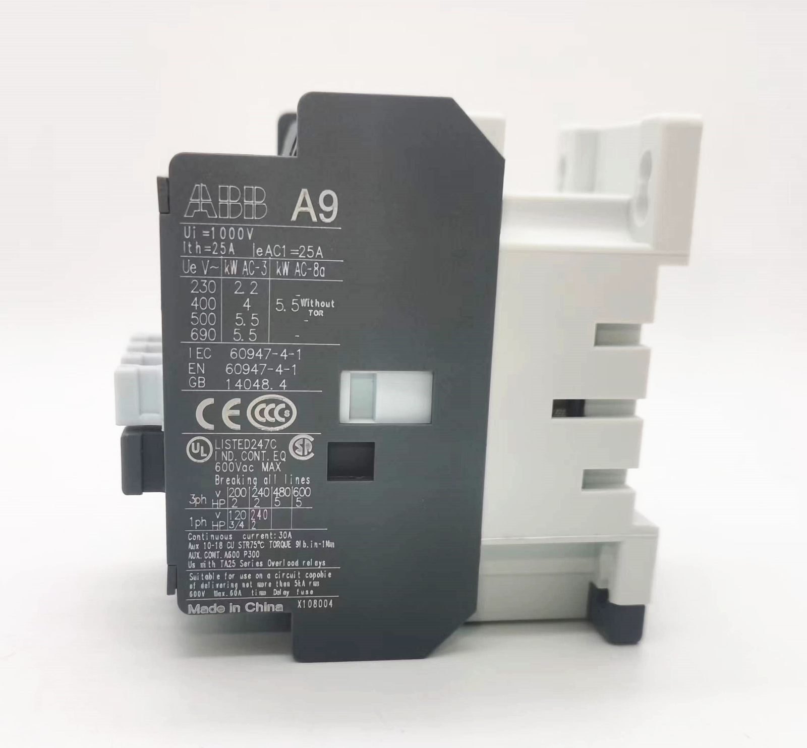 1pcs ABB A9-30-01 220V~230V contactor