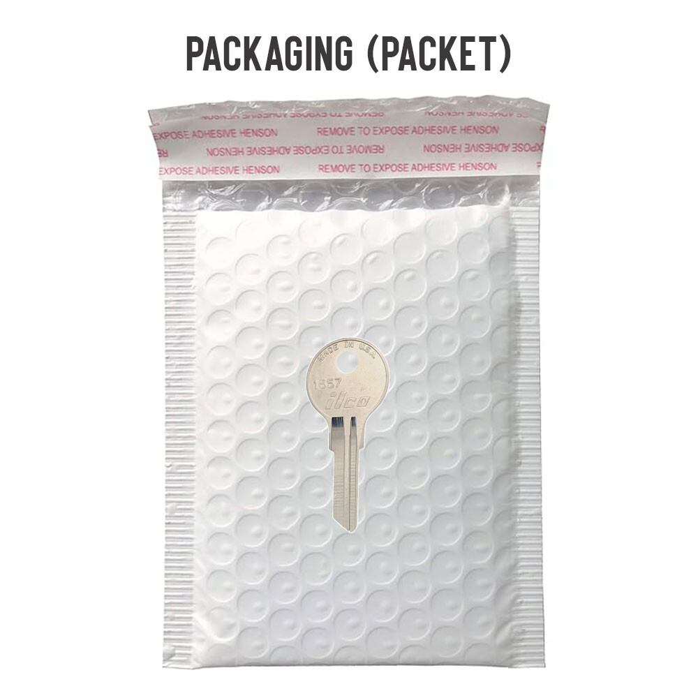 1557 Key Blank – Nickel