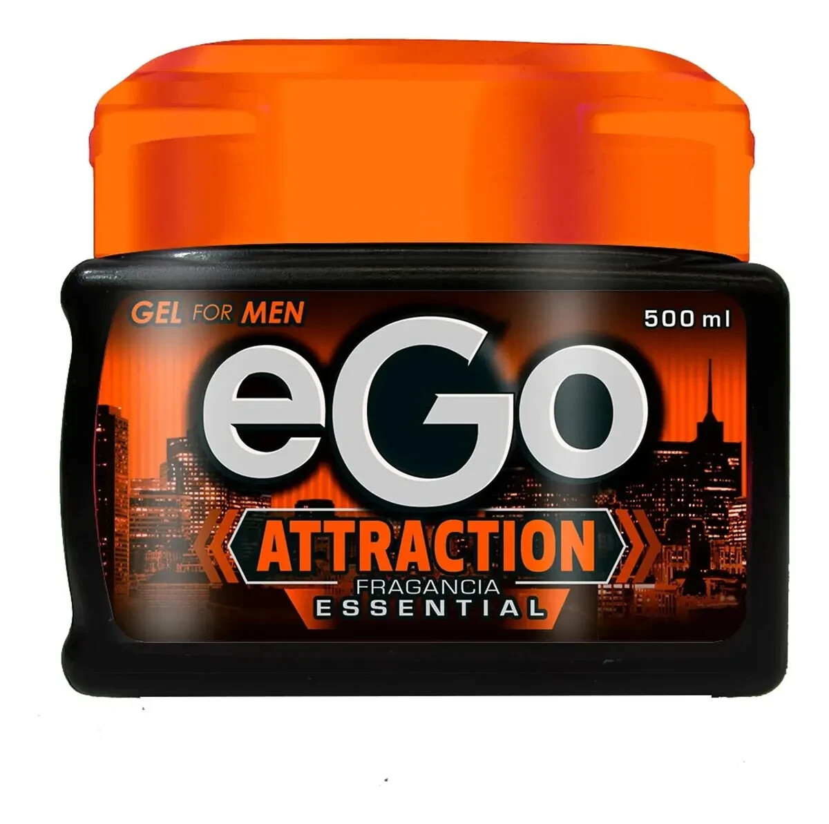 Gel For Men Attraction Essential Fragrance - 500 ml - 16.9 fl oz - Ego Gel for M