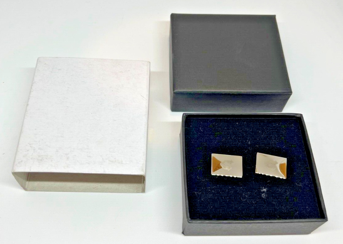 CHEP Brambles silver cufflinks