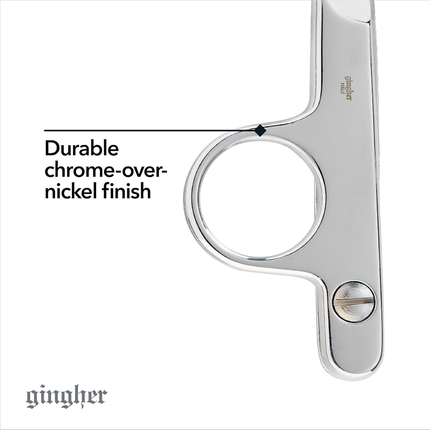 4.5" Spring-Action Knife-Edge Thread Nippers, Stainless Steel Shears, Sharp