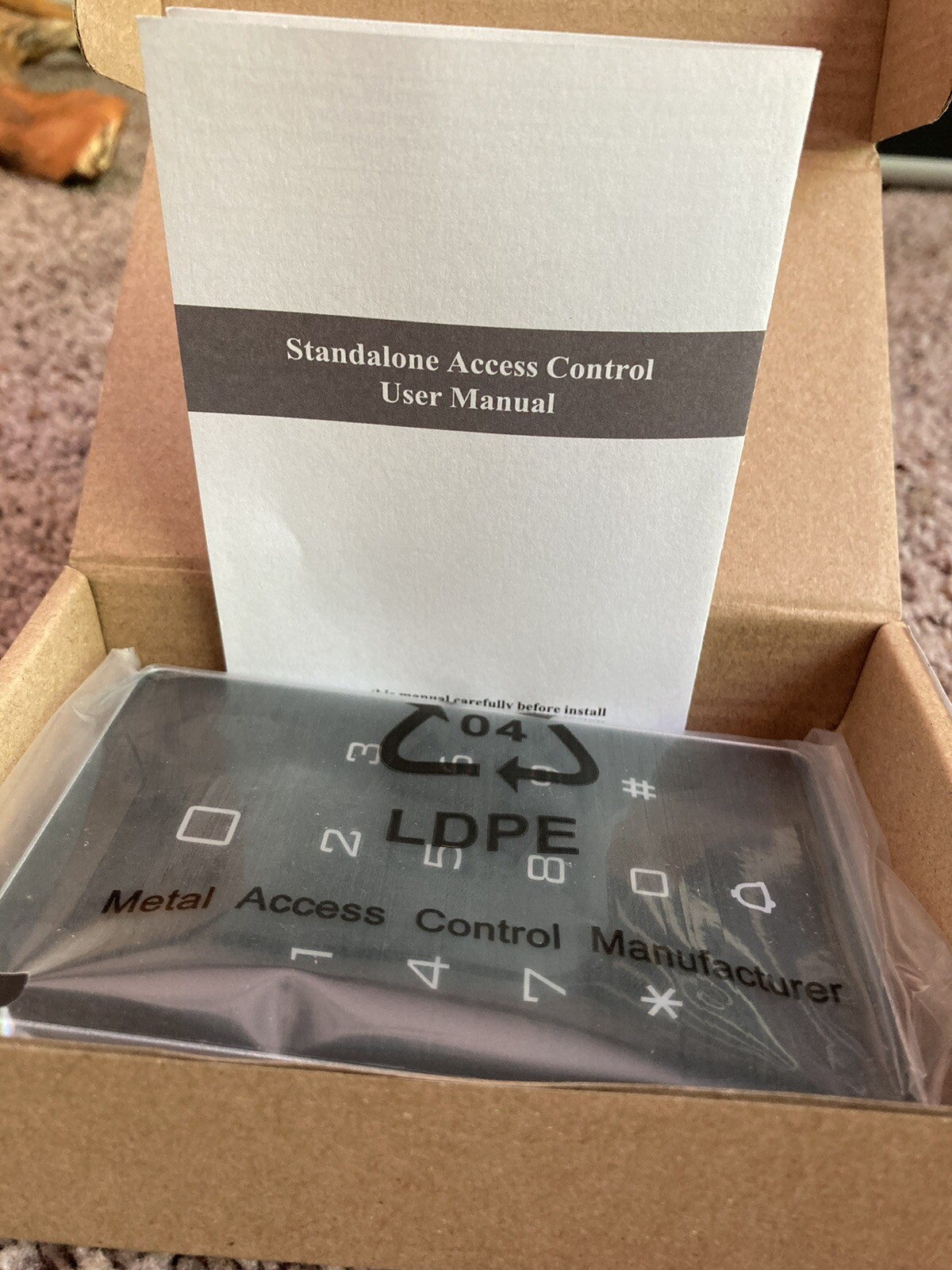 standalone access control panel