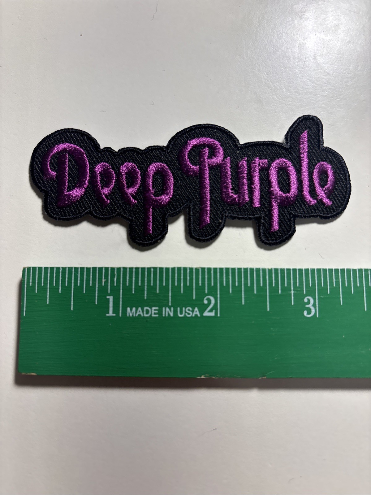 Deep Purple Embroidered Patch