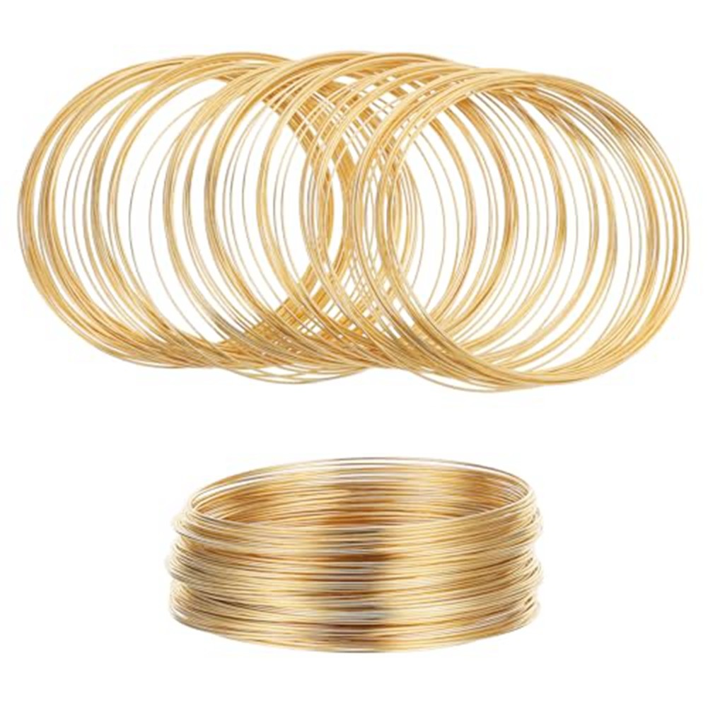 100 Loop Jewelry Wire, Memory Wire for Jewelry Making Bracelets Beading5452