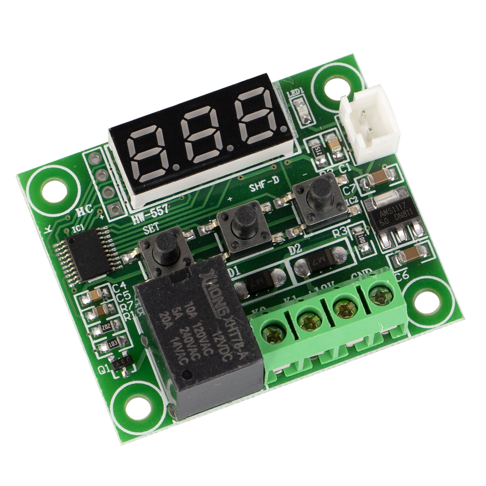 W1209 Temperature Controller Module Red LED Heating Cooling Sensor Switch Board