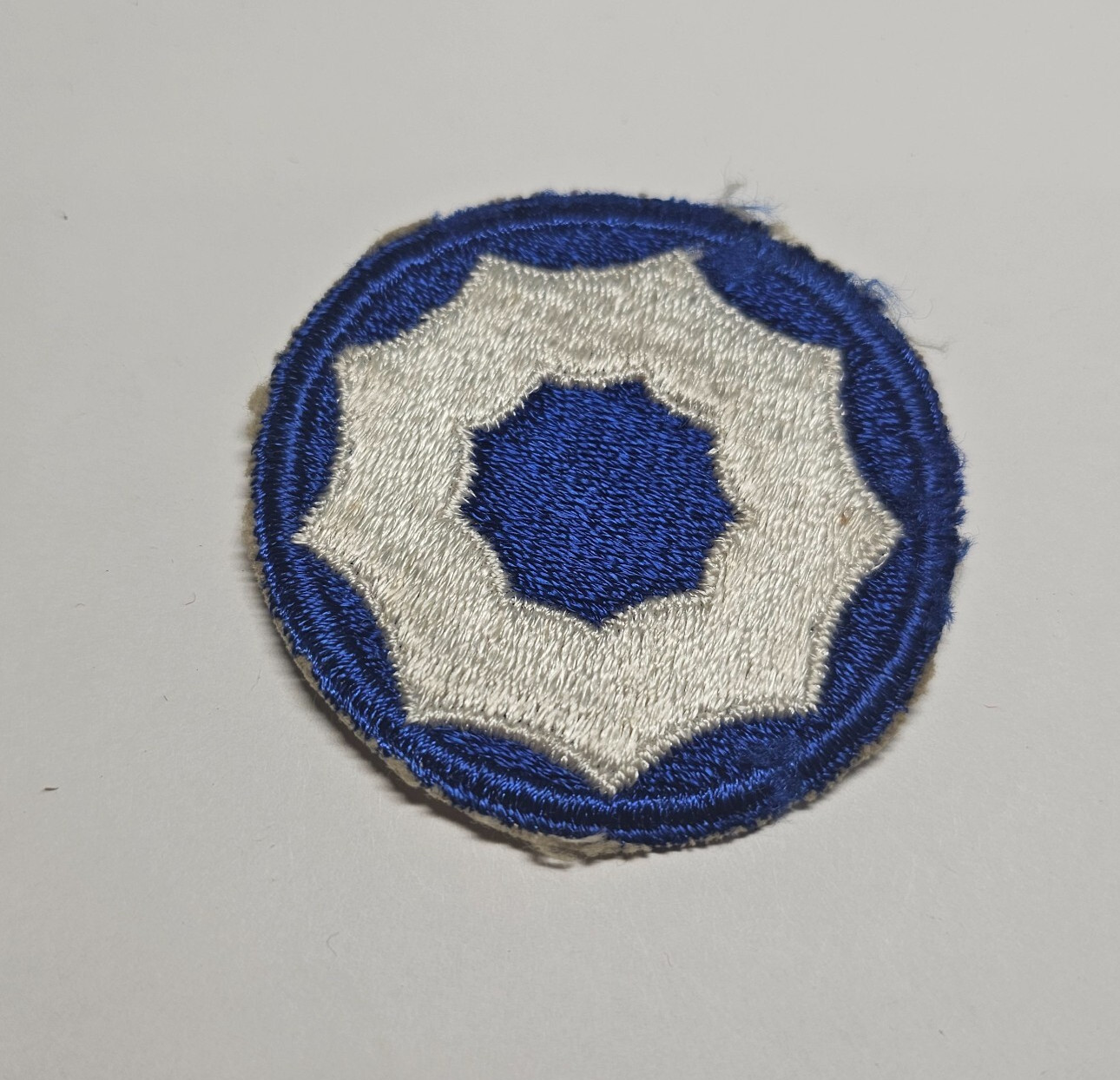 U.S. ARMY 9TH SERVICE COMMAND UNIT PATCH UNIFORM CLOTHING SHOULDER STATES SSI