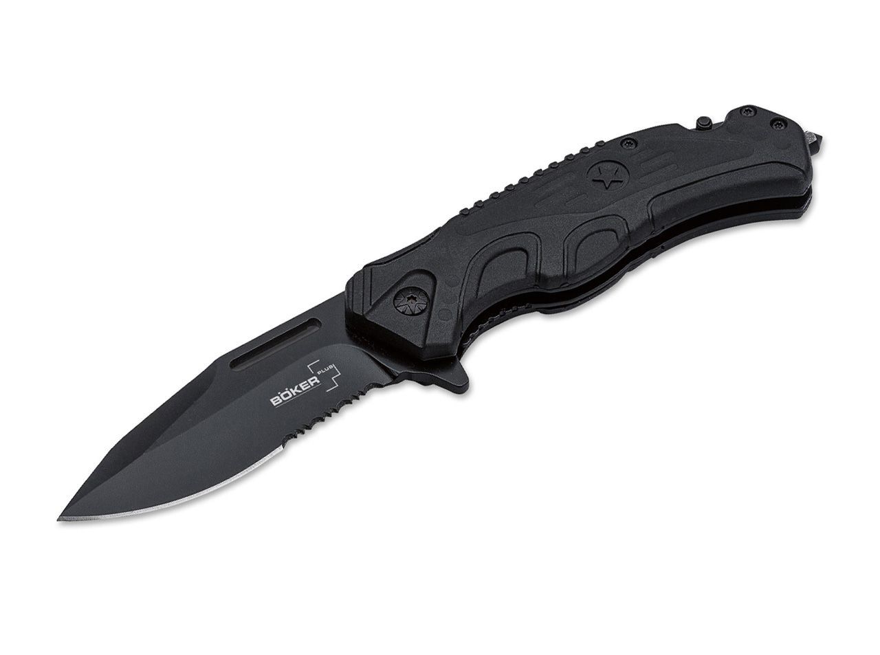 Boker Plus Savior 2 Pocket Rescue Knife Belt Cutter 3.35" Blade 12C27 - 01BO321