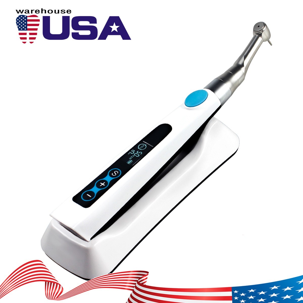 Dental Wireless Implant Electric Torque Wrench Handpiece Tool Driver 360° Rotate