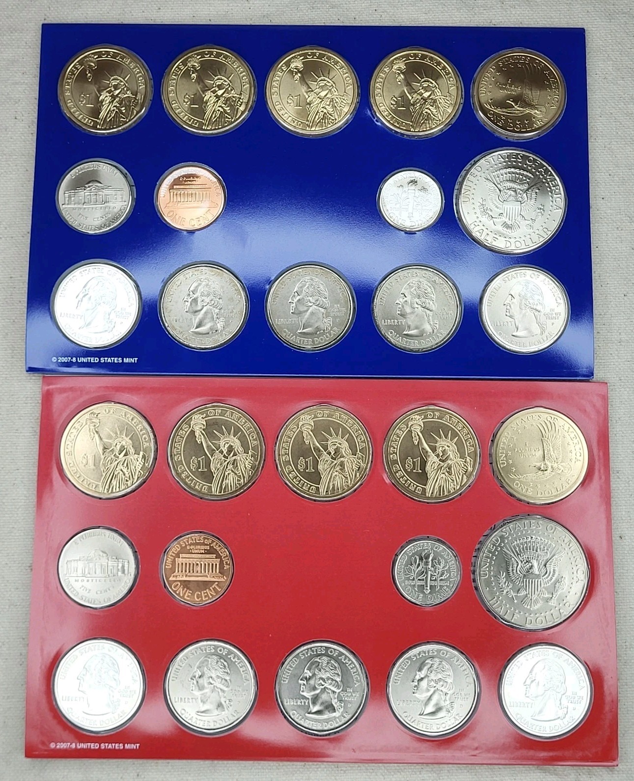 2008 P & D US Mint Set Uncirculated 28 Coins OGP