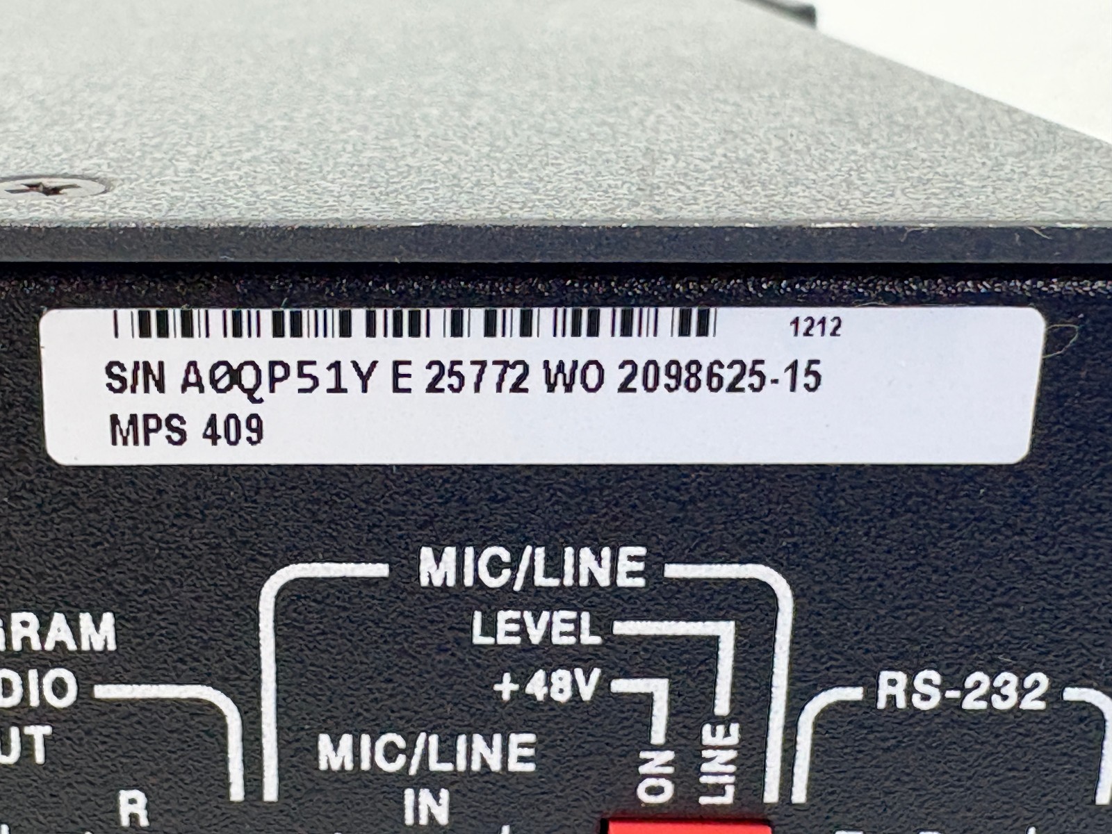Pre Owned | Extron MPS 409 HD Digital Media Presentation Switcher Unit w Pwr Crd
