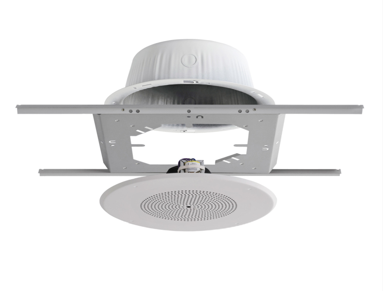 Quam SOLUTION 2 Ceiling Mount Loudspeaker Kit Set of 2 White