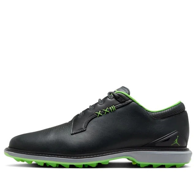 Mens Size 6.5 Nike Air Jordan ADG 5 Anthracite Black Green Golf Shoes FQ6642-002