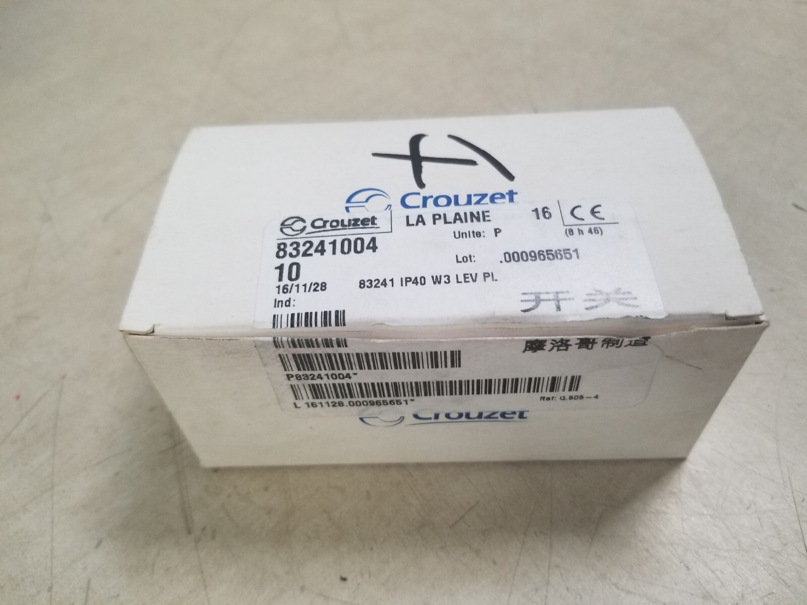 Box of 10 - 61T6914 Crouzet Switch Technologies 83241004 Microswitch, Button