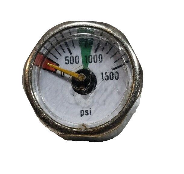 Used Paintball Gun 1500 PSI tank Valve ASA CA Air Assembly Gauge CO2 HPA