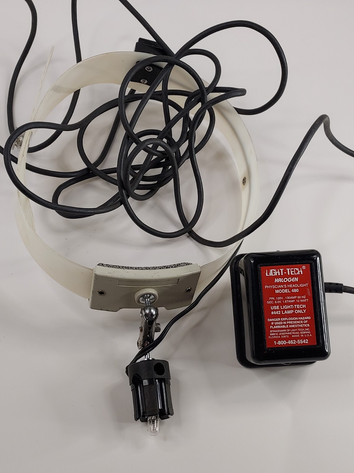 Light-Tech Halogen Physician's/Tech Focusing Headlight Model 480