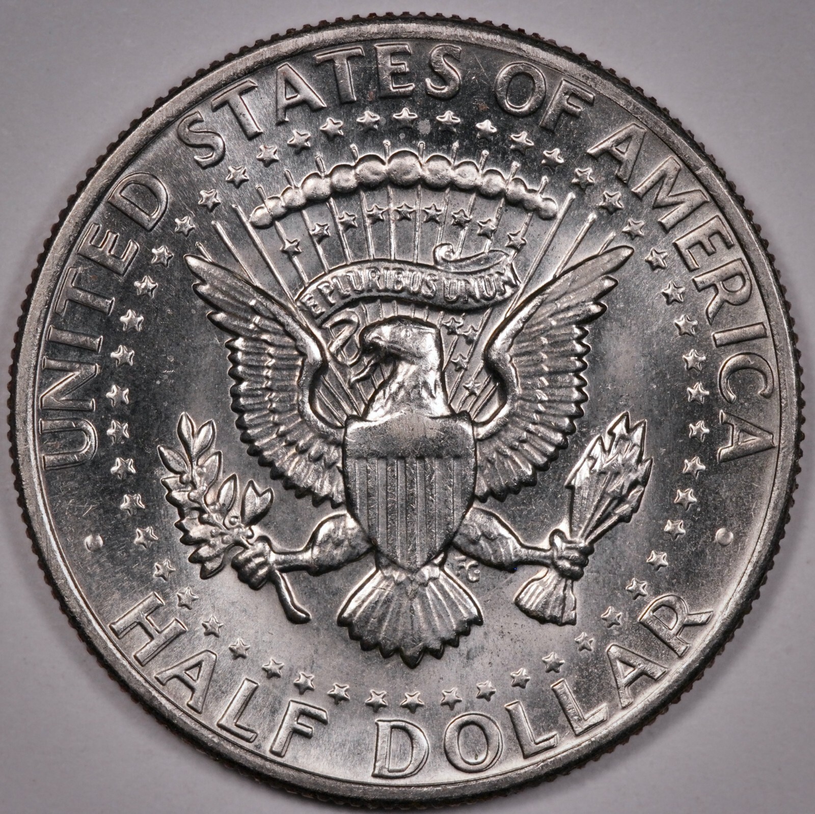 50c 1973 D Kennedy, UNC uncirculated, pulled from mint set cello (G2-324)