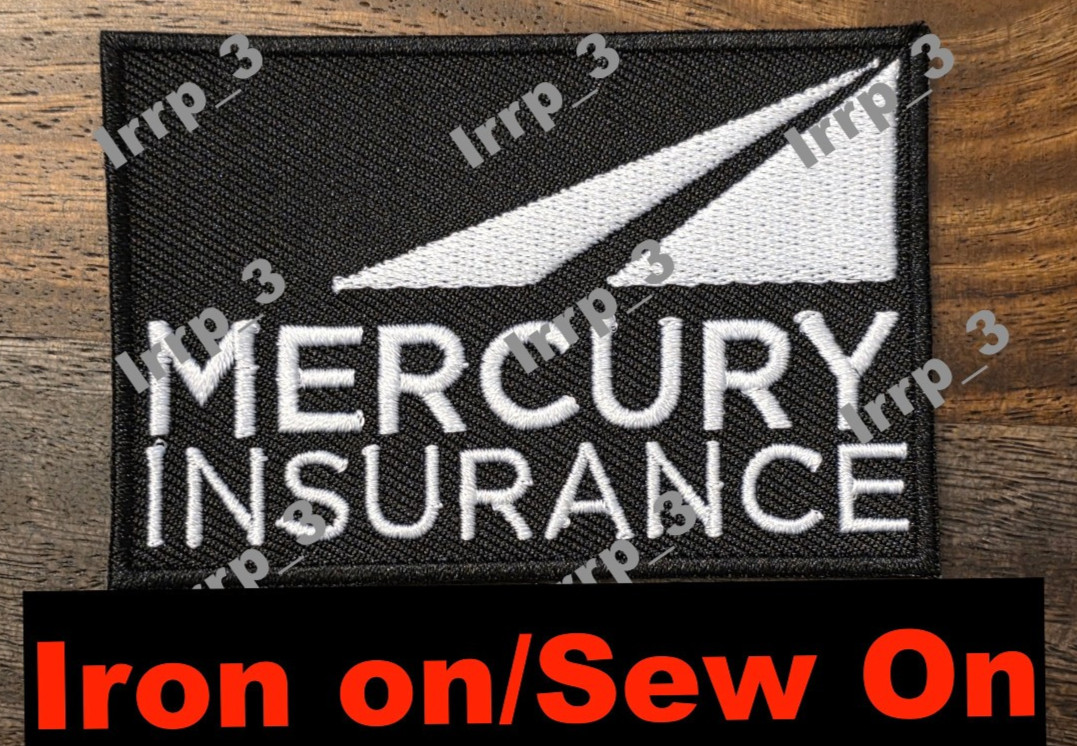 Mercury Insurance Patch LA KINGS Ad Patch Hockey Jersey Patch Los Angeles Ad