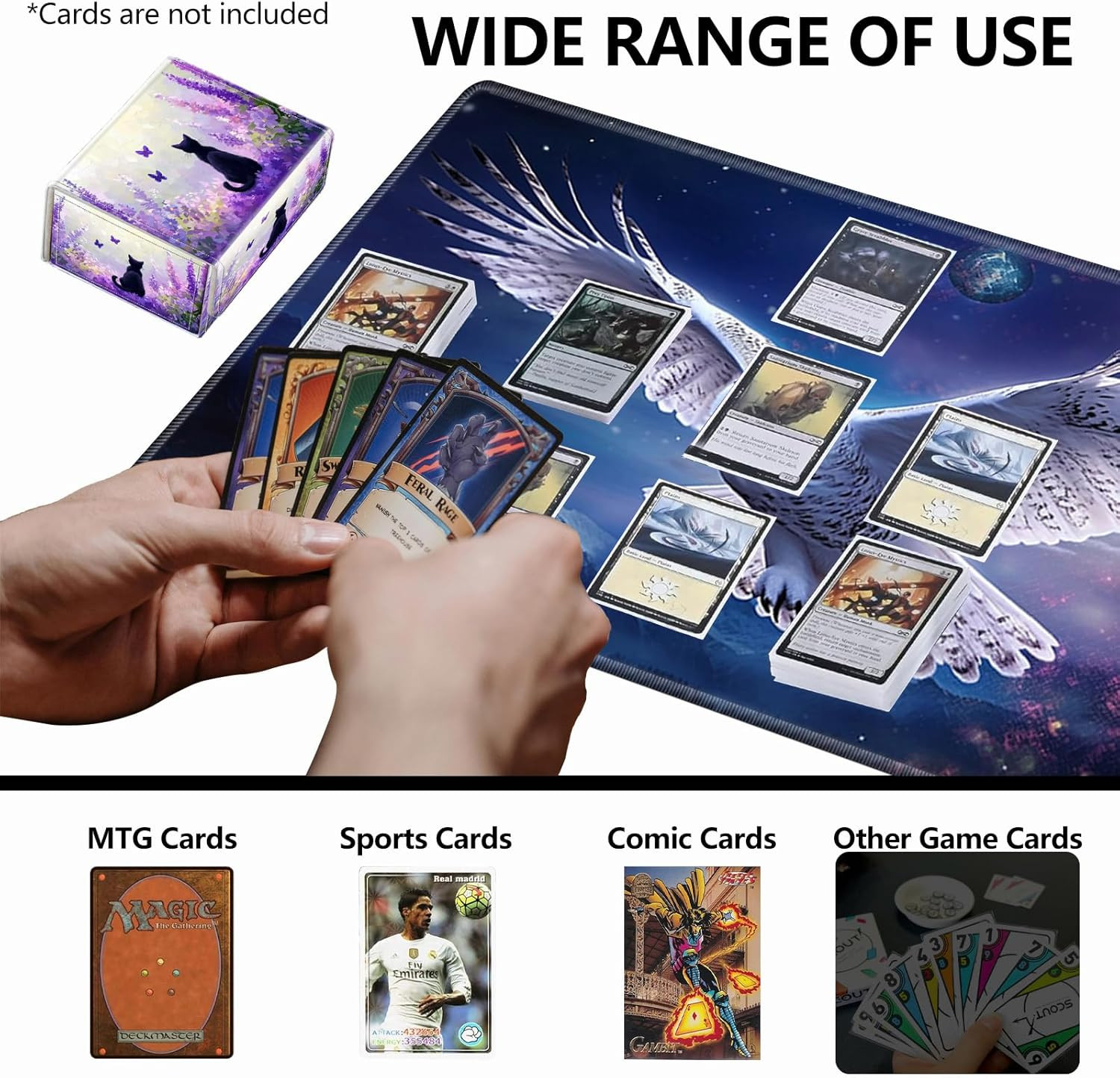 Strong Magnet MTG Demon Deck Box Playing Card Case Magic the Gathering Commander
