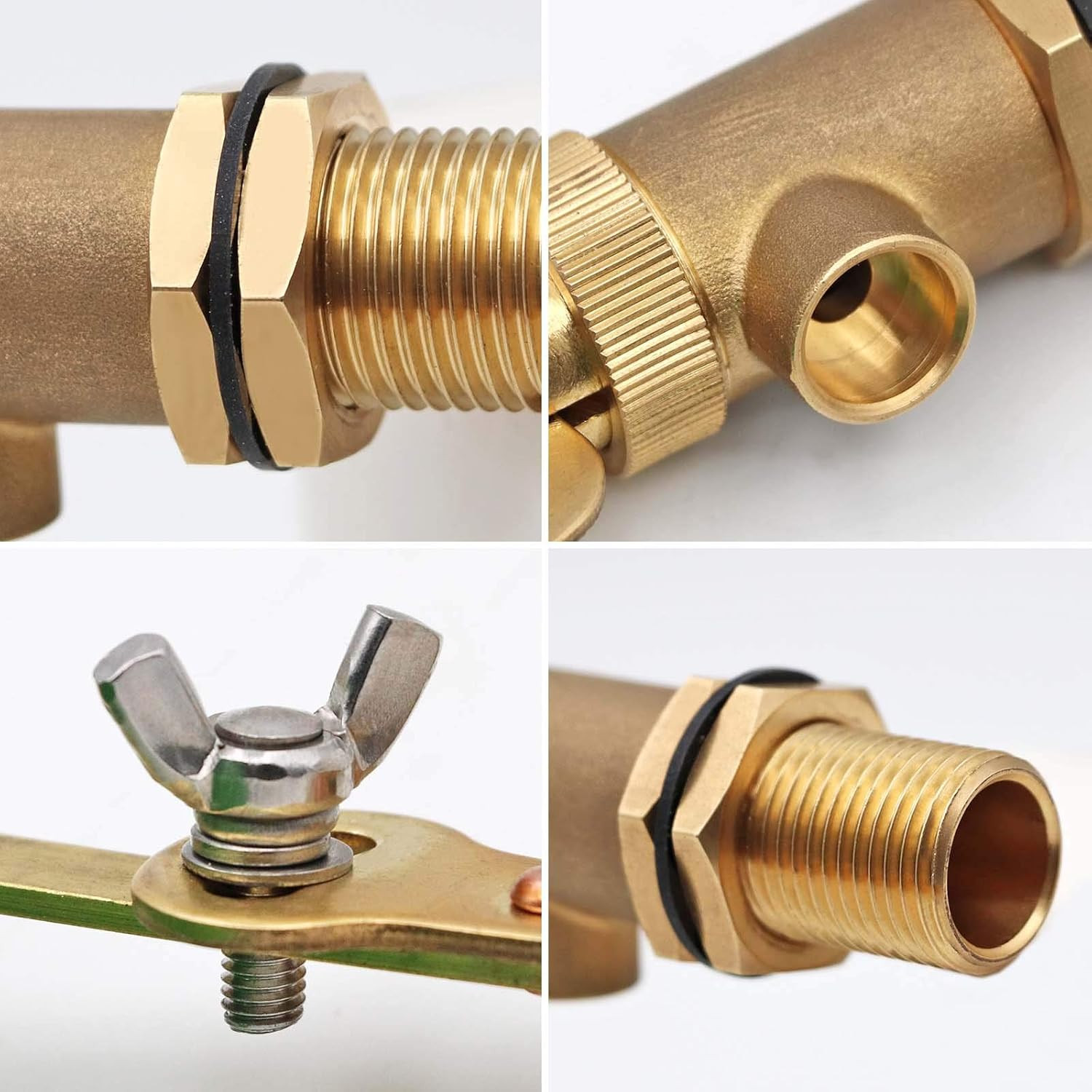 1/2 Inch Brass Valve with Plastic Float Water Float Valve with Adjustab