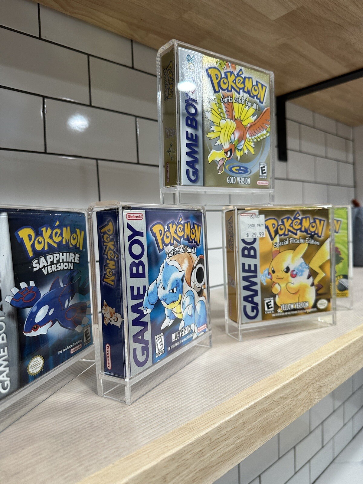 Gameboy Game UV Protective Acrylic Case