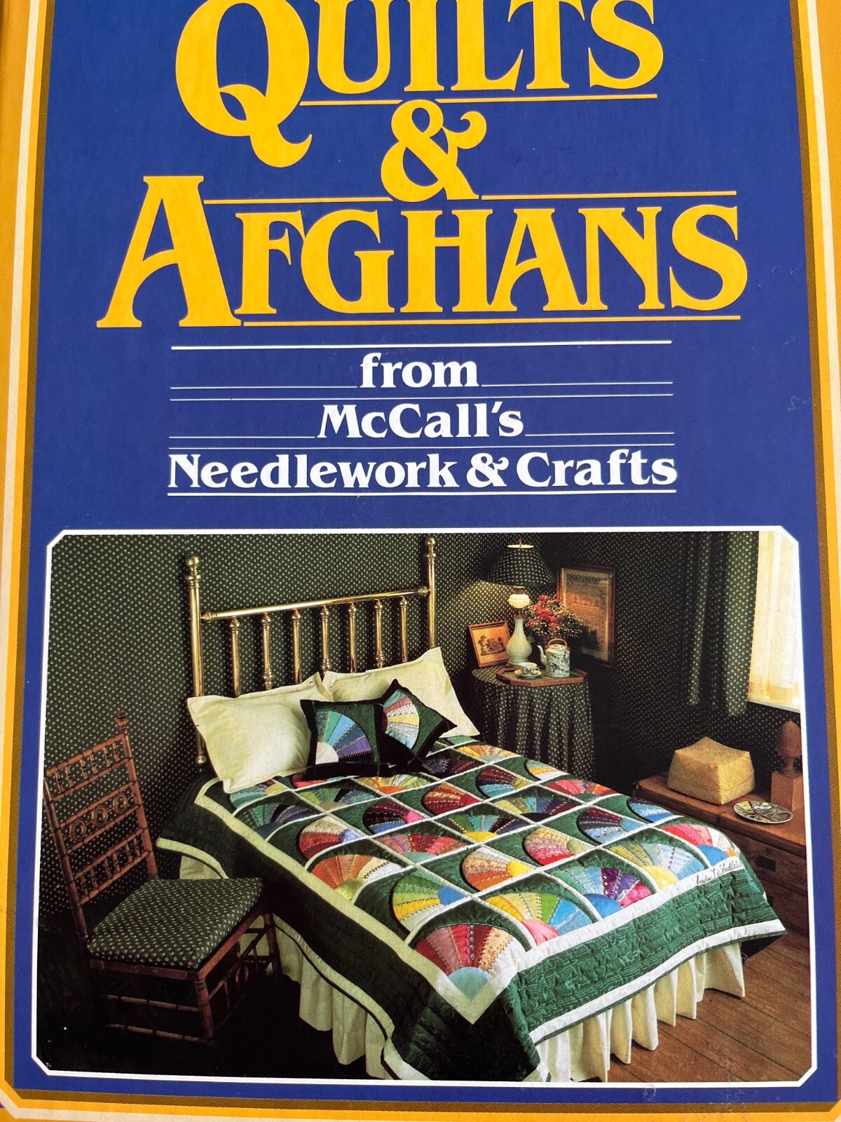 Quilts & Afghans McCalls Needlework Hardcover 111 Pgs Knit, Crochet, Quilting