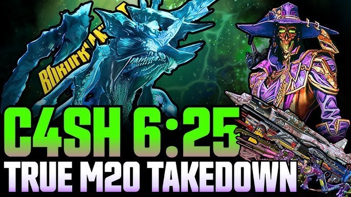 Borderlands 4⭐GLOAM C4SH BUILD⭐RATORE⭐TRUE M20 TAKEDOWN