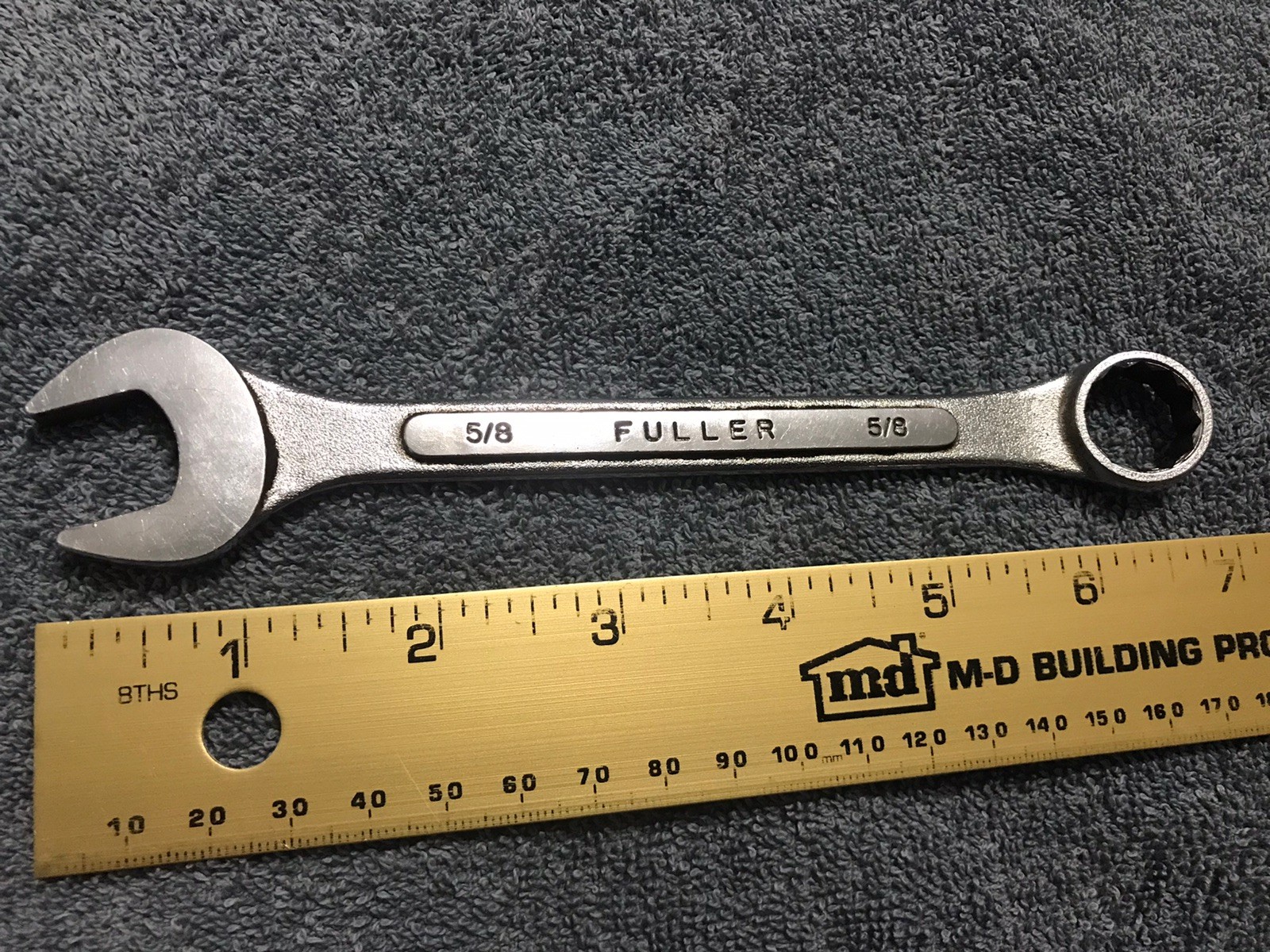 Fuller 5/8" Chrome 12 point open/box Wrench 7" Long Forged Alloy KTO Japan