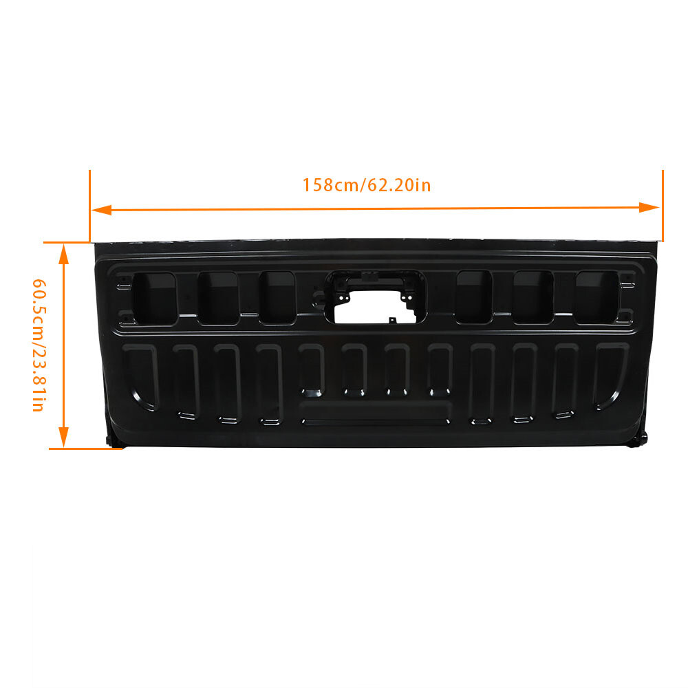 Labwork Black Tailgate Assembly W/ Assist For 2014-2019 Chevy Silverado Sierra