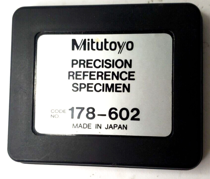 MITUTOYO PRECISION REFERENCE SPECIMAN  178-602