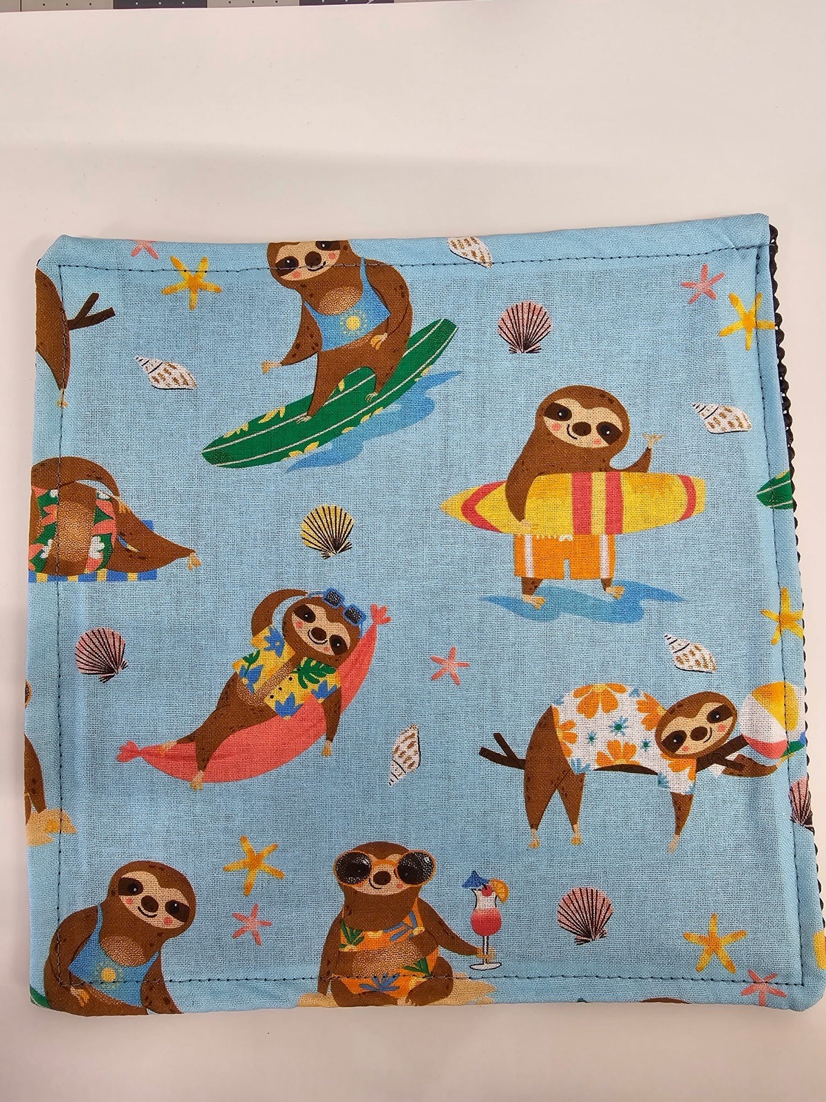 Homemade Grippy Jar Opener Beach Sloth