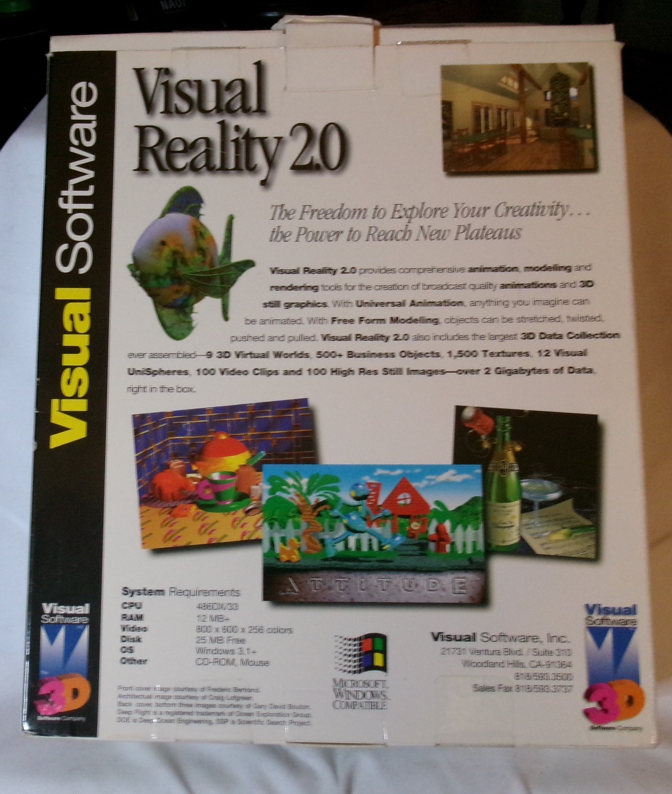 Visual Reality 2.0 3D Software