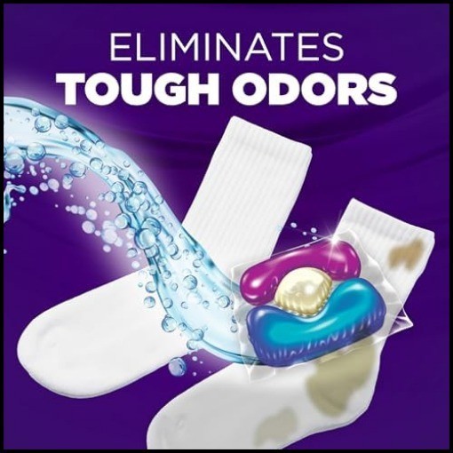 Laundry Detergent Power Paks 5-in-1 Odor Control Formula 42 Count