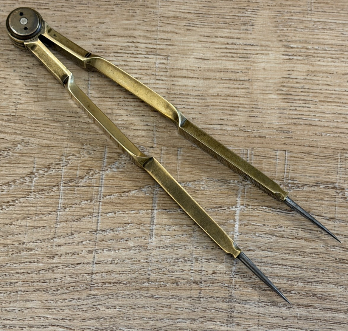 VINTAGE BRASS STANLEY DRAFTING NAVIGATION TOOL