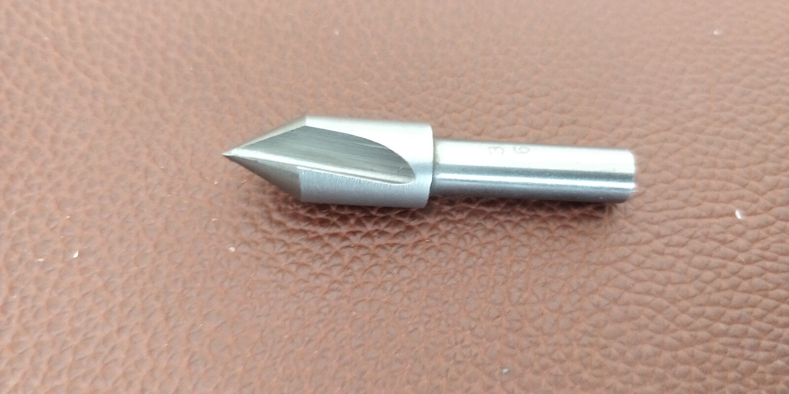 Vintage 3/8"  Countersink Bit ~ 60° ~ HS Center Reamer ~ Cleveland  ~ USA