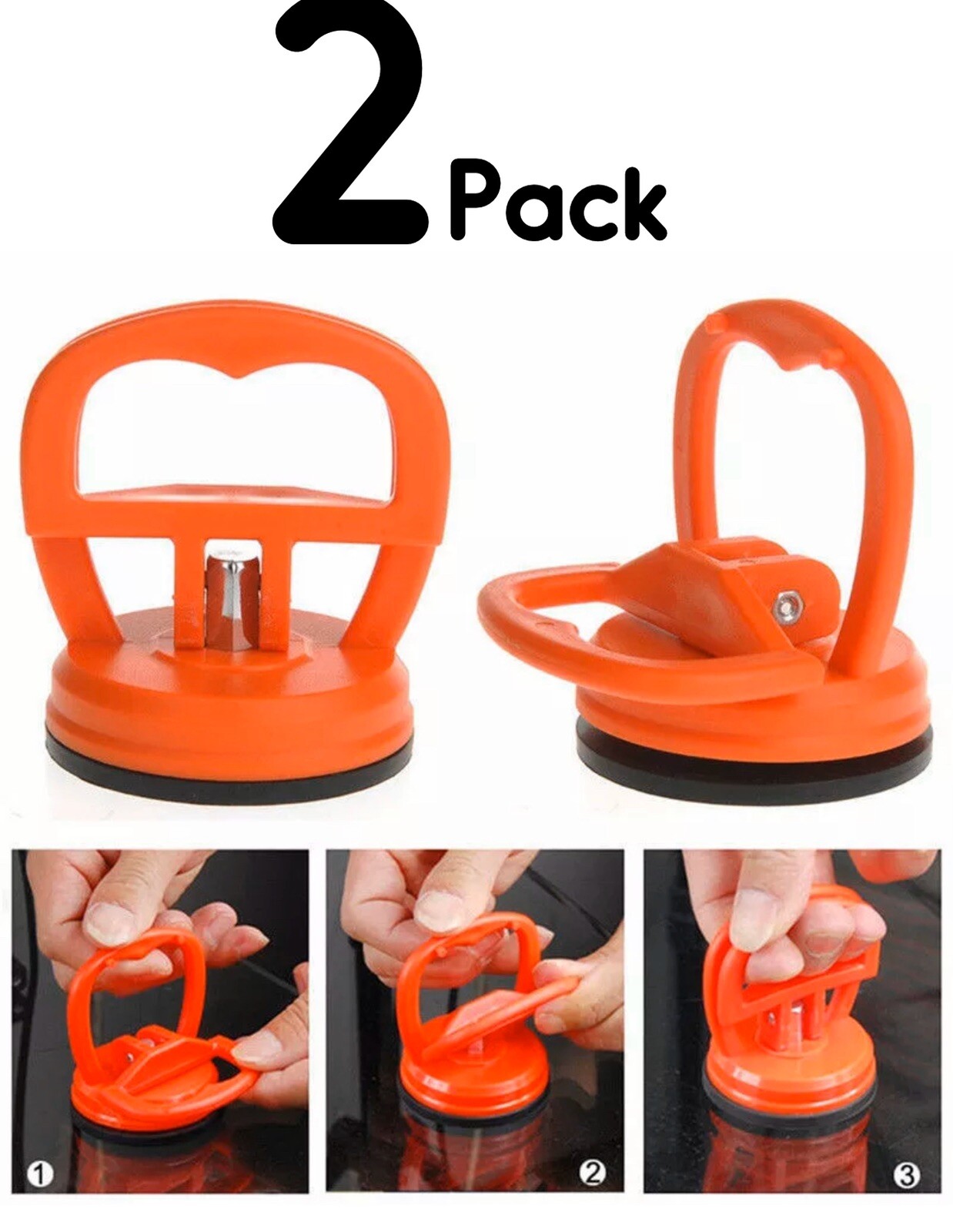2 Suction Cup Pullers Glass Lifter Powerful Popper Remover iphone Lcd screen Fix