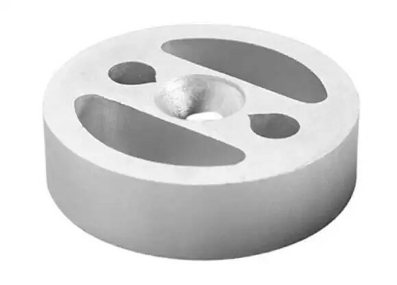 ROCKWOOD 449.26d Door Stop Riser, Floor Mount, Satin Chrome 1"