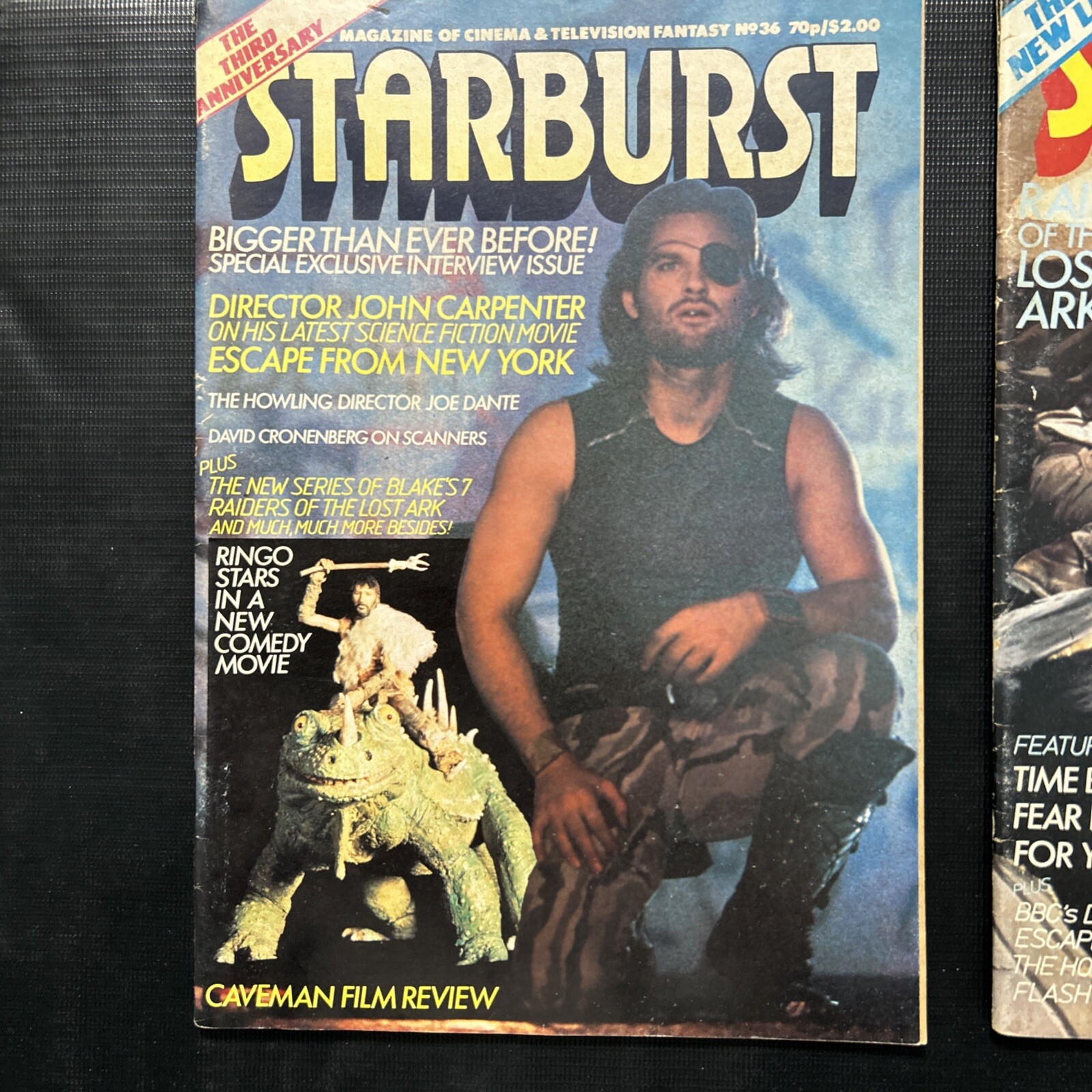 Starburst Magazines Escape from New York and Raider of the Lost Ark