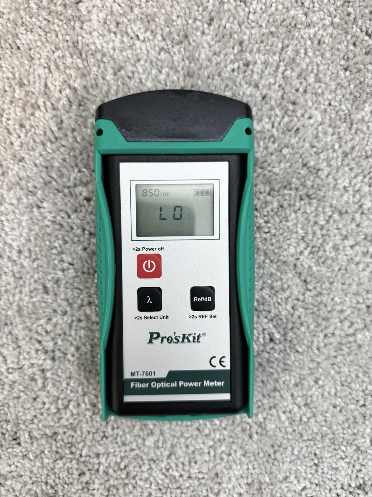 Eclipse Pro'sKit MT-7601 Fiber Optic Power Meter