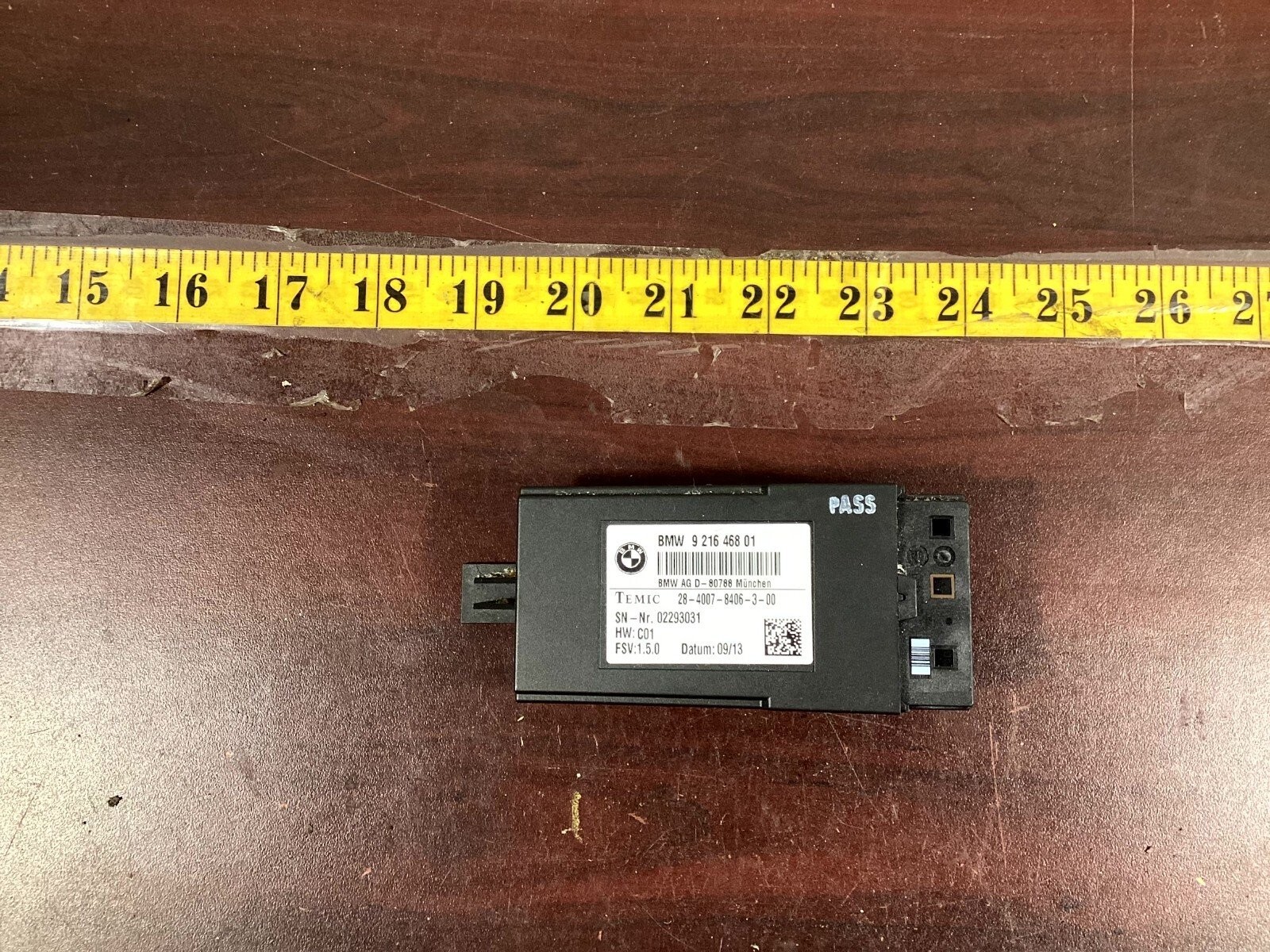 2012-2016 BMW 328i SEAT CONTROL MODULE OEM .