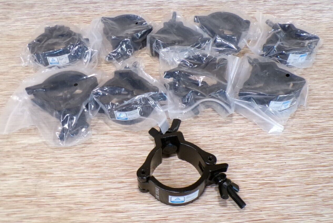 (QTY 10) New  TUV Rheinland Light Hook SWL 100KG Heavy Duty Beam Light Clamp