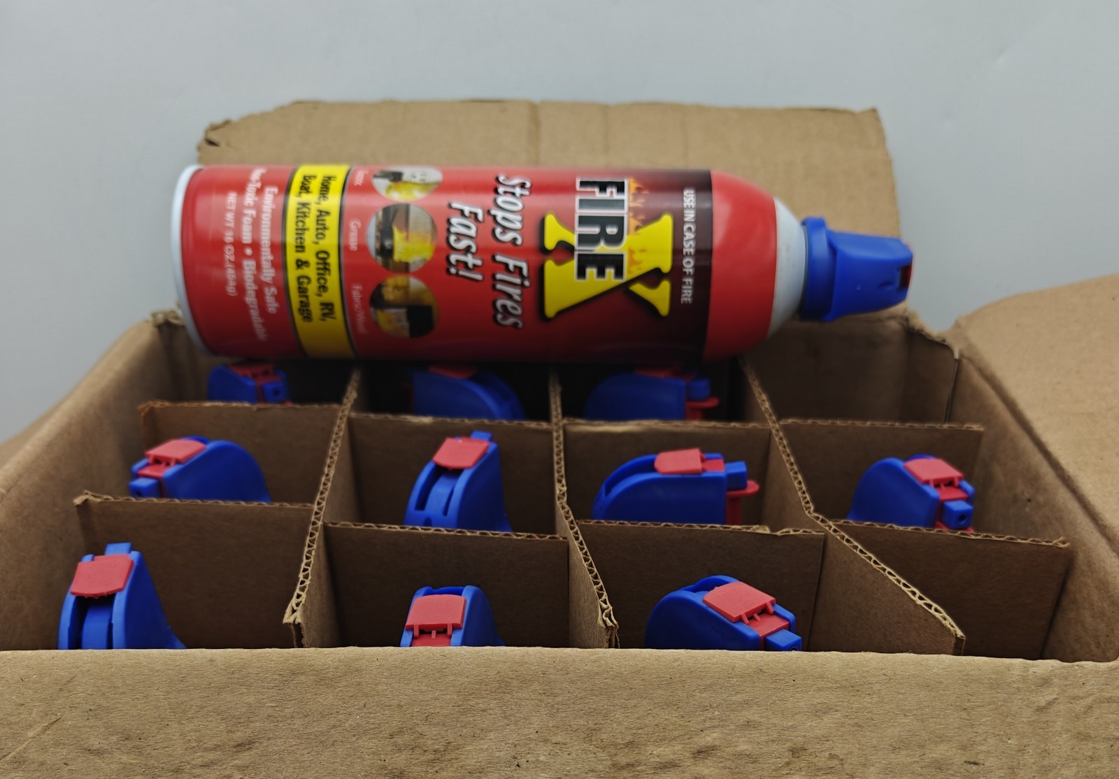 New Fire Gone Max Pro Srop Fire Fast Suppressant Aerosol Can 16 oz Lot of 11 USA